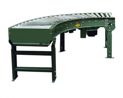 V-Belt Driven Curve Medium Duty Accumulating Conveyor - 190-LRC