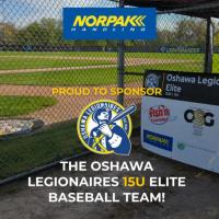 Norpak Handling is proud to support the Oshawa Legionnaires 15U Elite baseball team !
