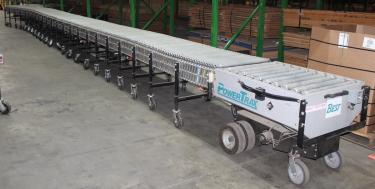 Flexible and Extendible Power Roller Conveyors 