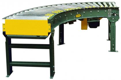 V-Belt Driven Curve Light Duty Accumulating Conveyor - 138-LRC