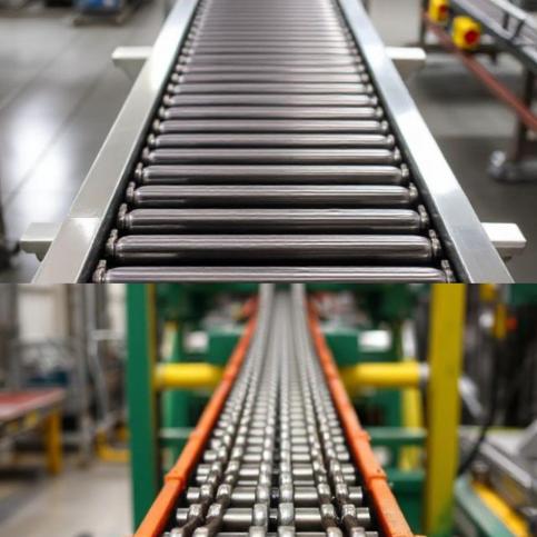 Choosing Between Chain And Roller Conveyors