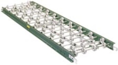 Roller detail, 1.9 in. galvanized rollers on 3 in. centres